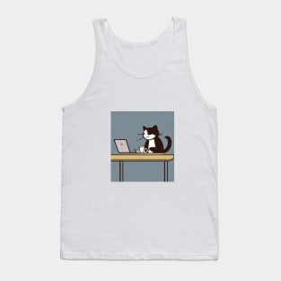 Cat Coffee Tank Top